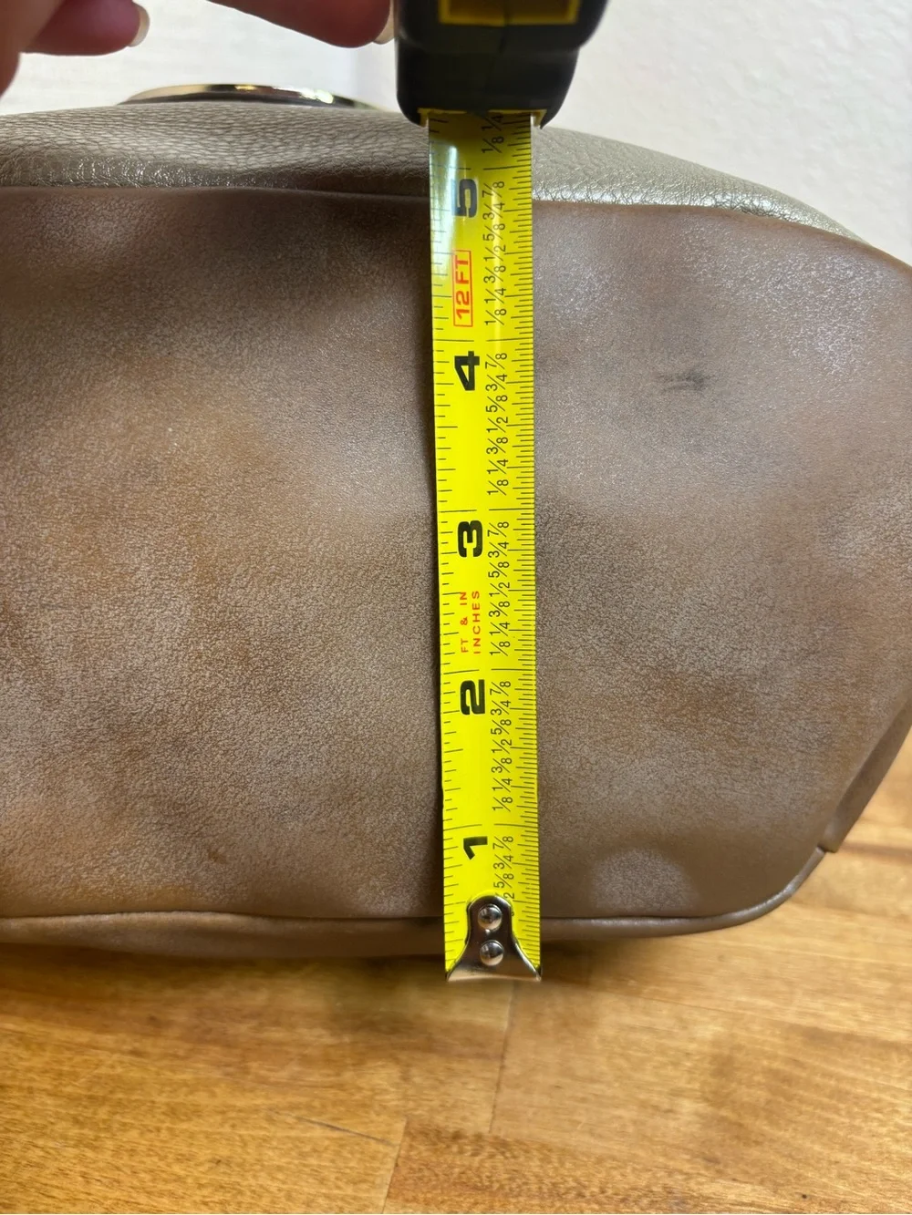 N/A taupe suede
